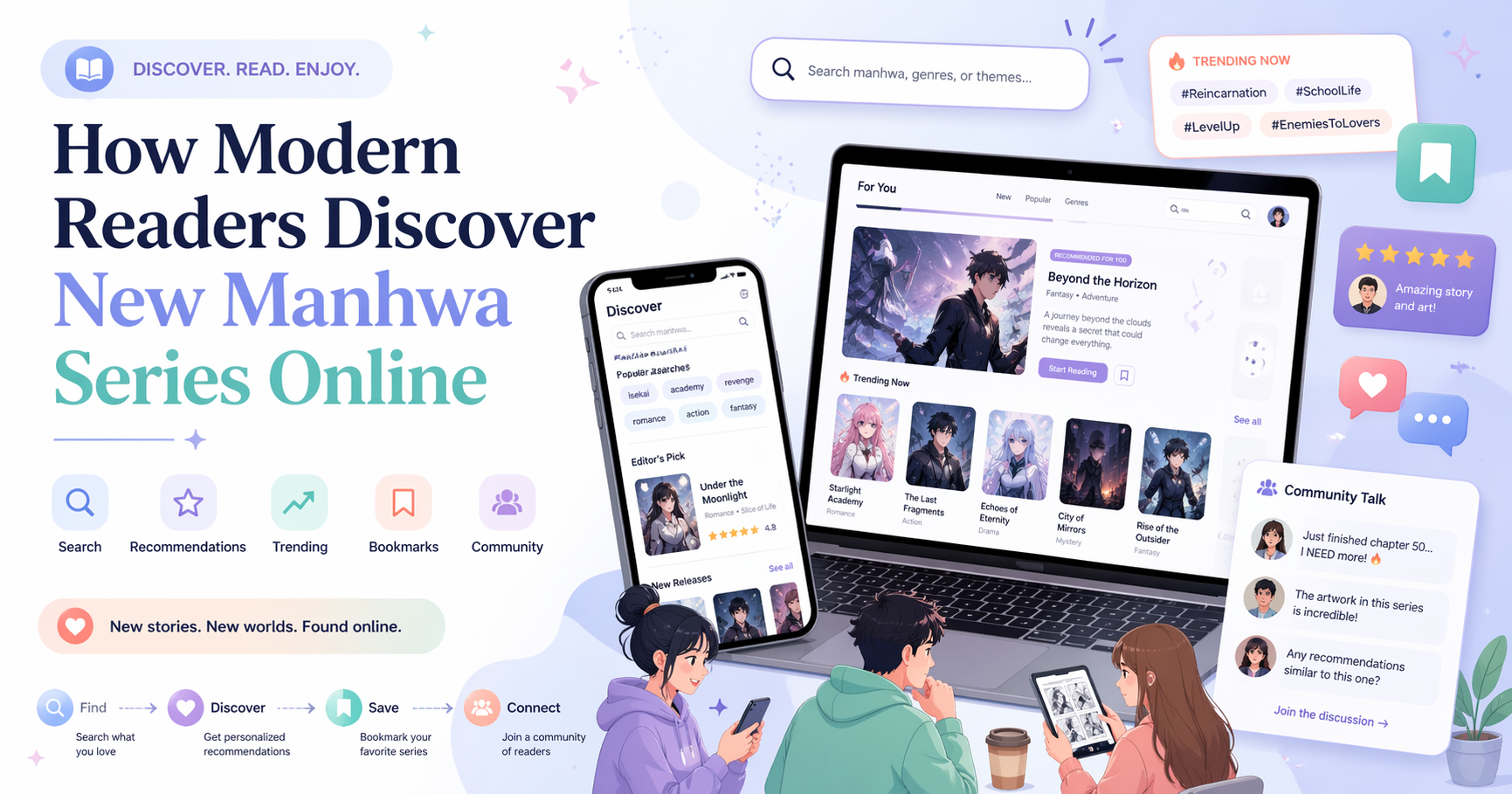 How Modern Readers Discover New Manhwa Series Online